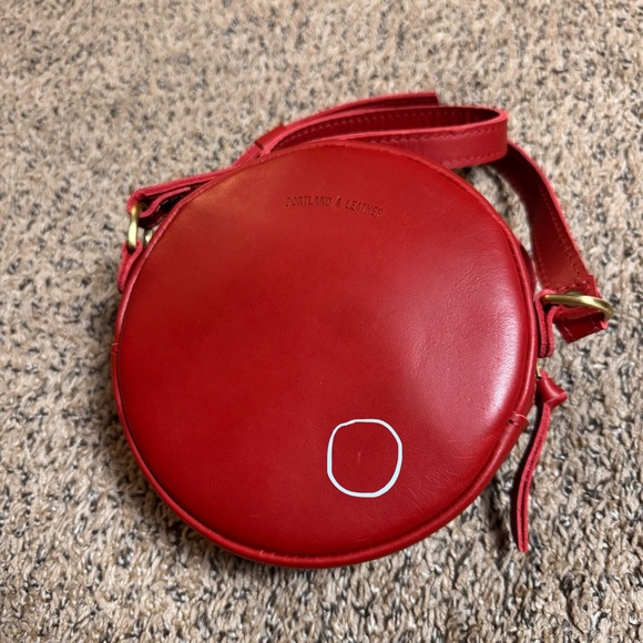 Portland Leather Limited Edition Folklore Ruby Small Circle Crossbody - Picture 12 of 13